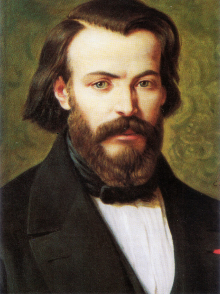 Painted portrait of Blessed Frederic Ozanam