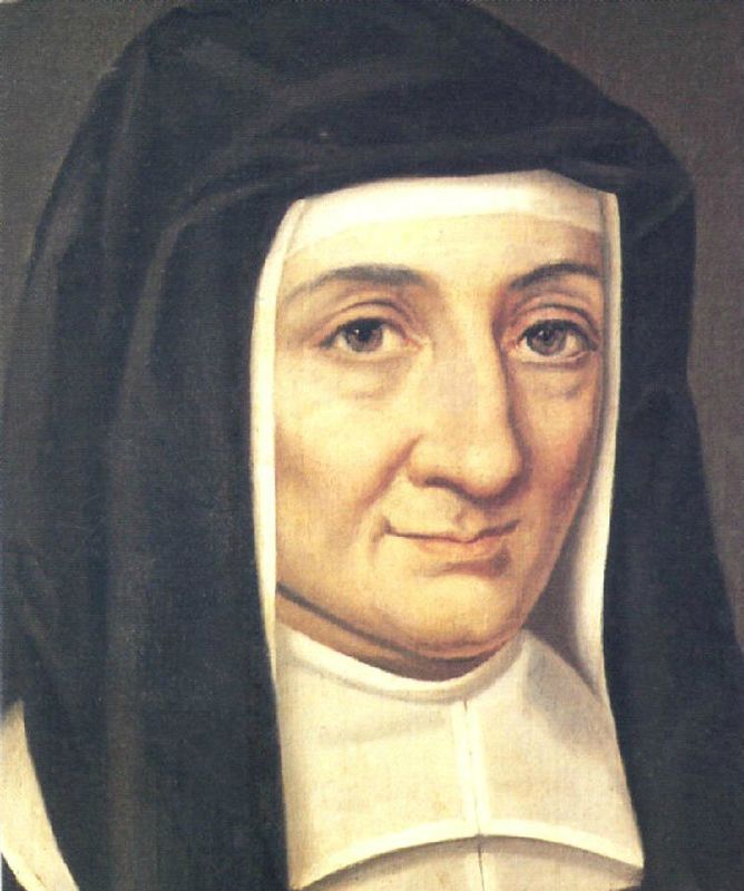 Painted portrait of St. Louise de Marillac