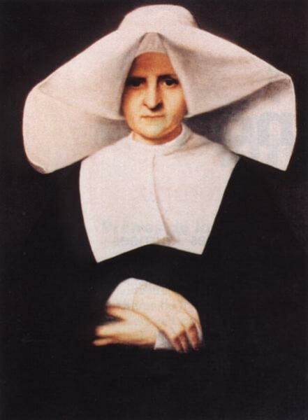 Painted portrait of Blessed Rosalie Rendu