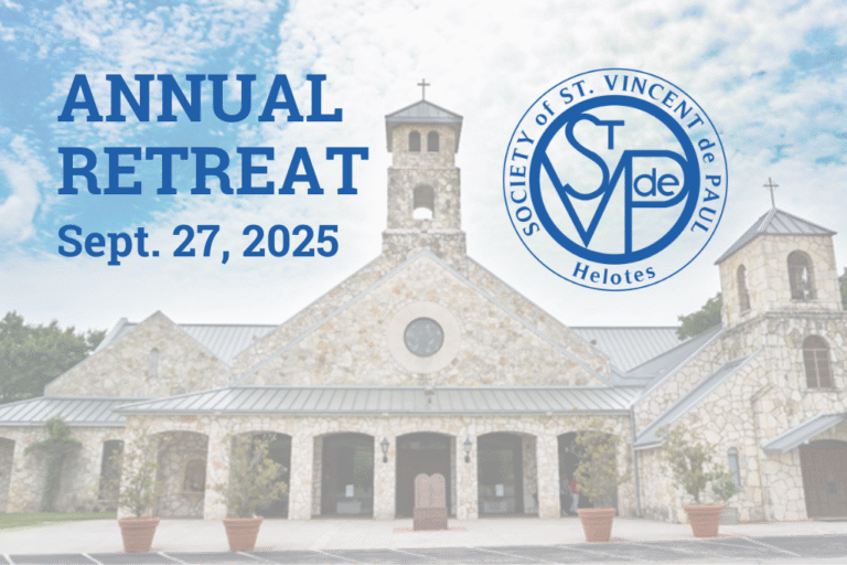 SVDP Annual Retreat on September 27